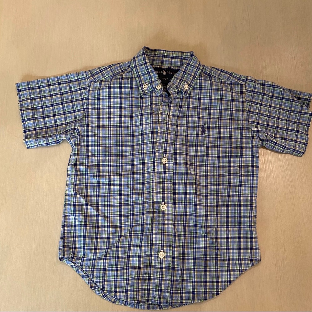 Kids Ralph Lauren 2T plaid button shirt
